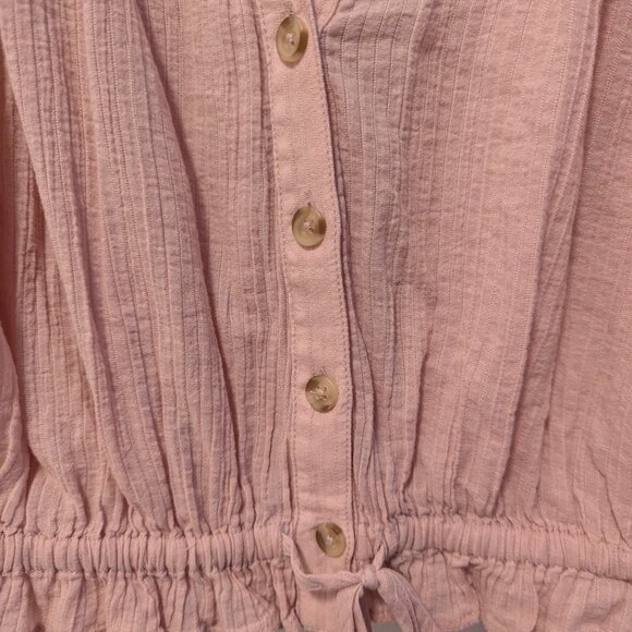 Free People Little Cloud Crop Top in Pale Mauve - Picture 6 of 8